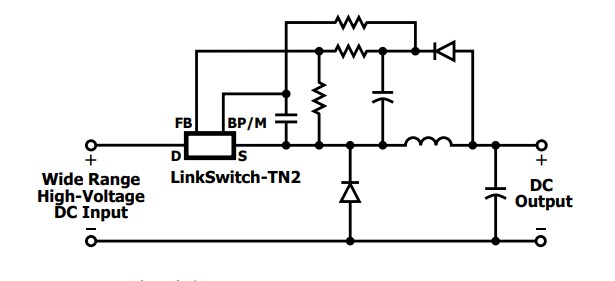 Application Circuit Diagram - Monolithic Power Systems (MPS) MP2348 Synchronous Step-Down Converters